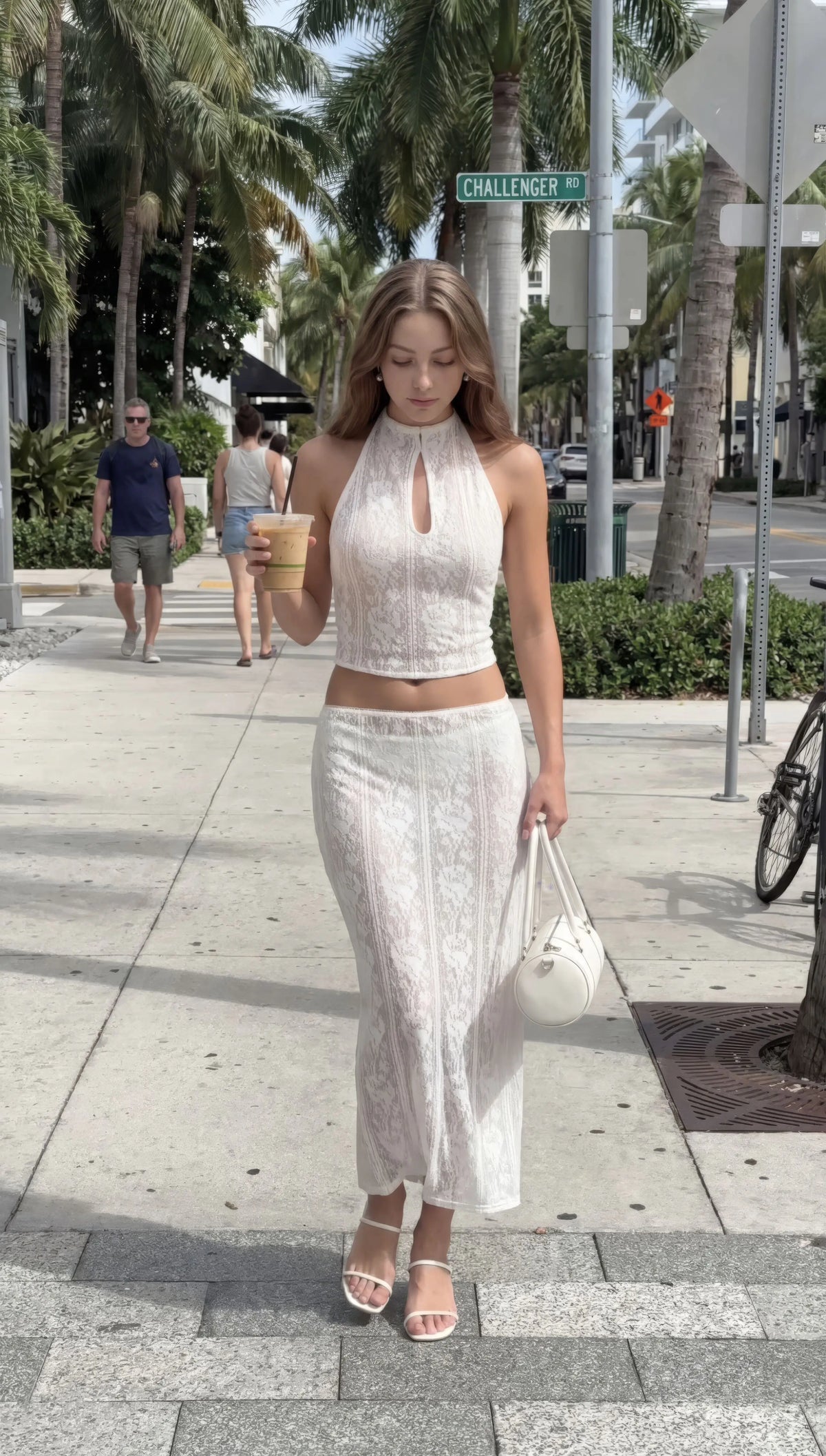 GRACE SKIRT | WHITE - Love McNicoll