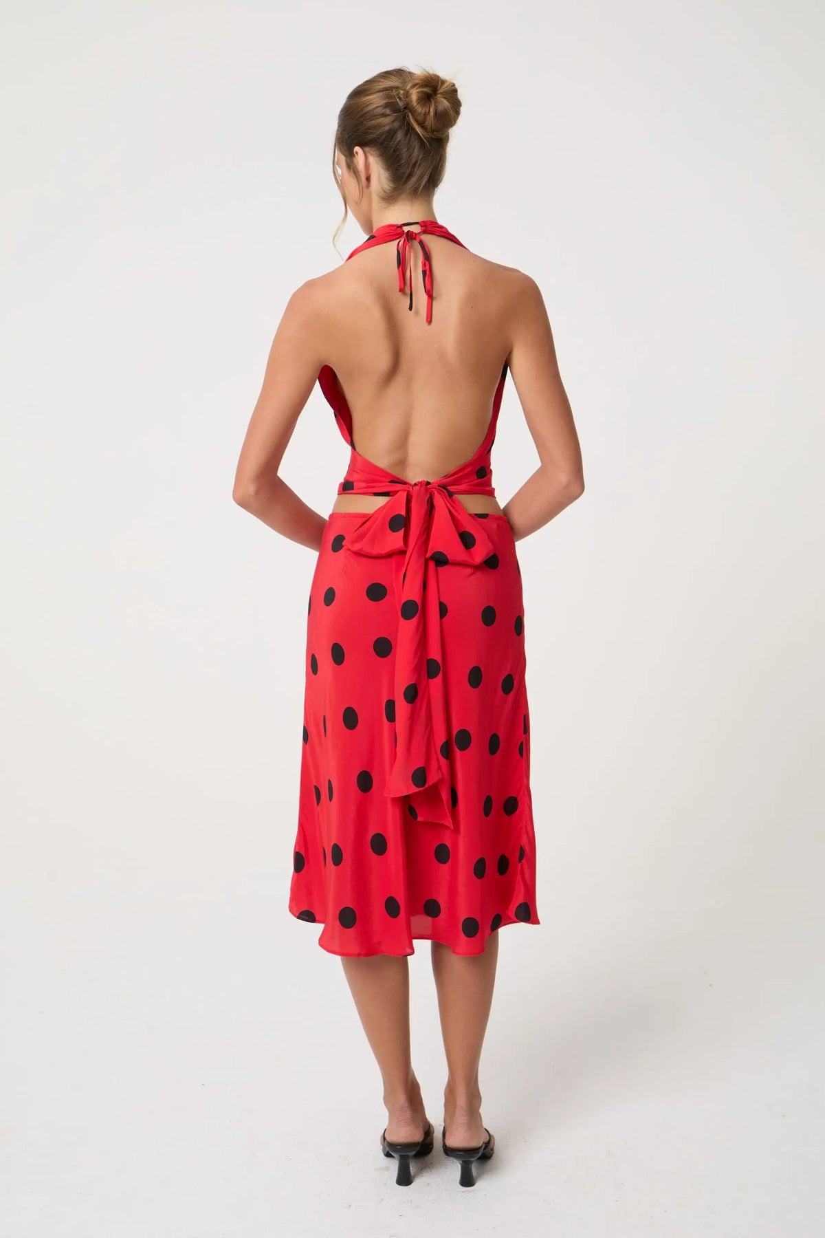 SAINT MIDI SKIRT | RED POCKA - Love McNicoll